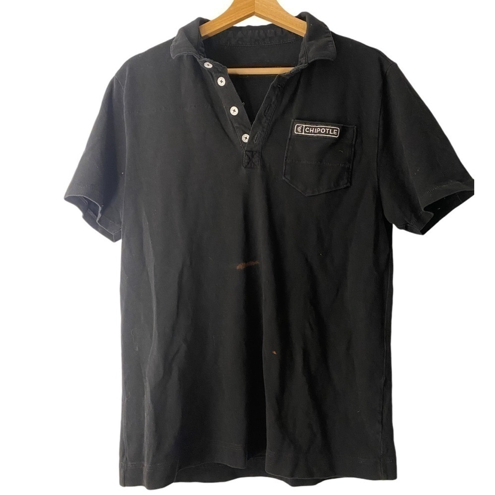 CHIPOTLE COLLARED MENS MANAGER SHIRT SIZE MEDIUM